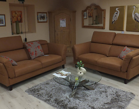 2 Sofas, mit motorischem Sitzauszug - Polstergarnitur Marbella
