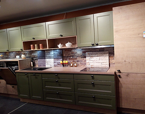 Landhaus Windsor Lack Olive und Timber Steineiche - Nolte Windsor Lack und Timber
