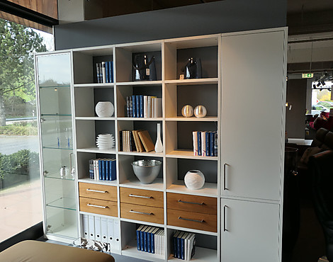 moderne Regalwand ca. 265x220x35cm - Optima