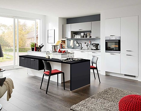 nobilia Touch mit Insel modern - AKNB001
