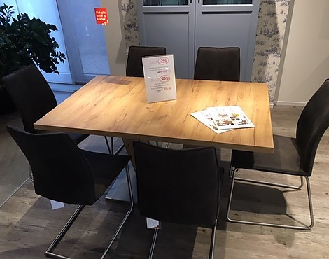 - Moderne Tischgruppe - Ausziehtisch mit 6 Stühlen
