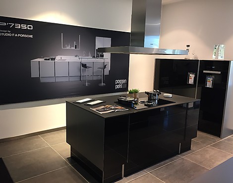 HighEnd Küche in schwarz Hochglanzausführung - P7350 Porsche Design 3829/1