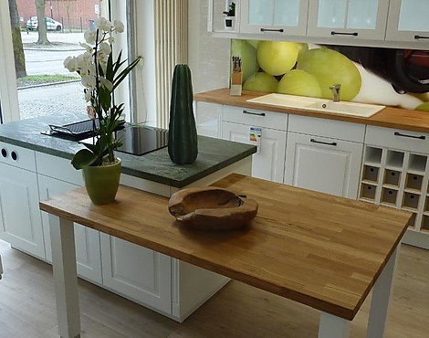 Moderne Landhausküche - Sylt Alpinweiß matt