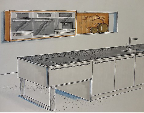 stylische design-Einbauküche als Konzept-Idee - stylische design-Einbauküche als Konzept-Idee
