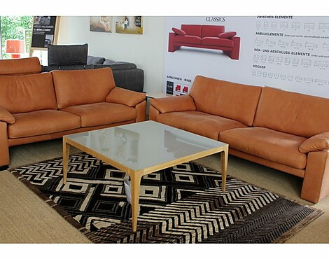 Leder in Farbe Tabac - Classic 600 Komplett Set 2,5 Sitzer + 2-Sitzer Sofa