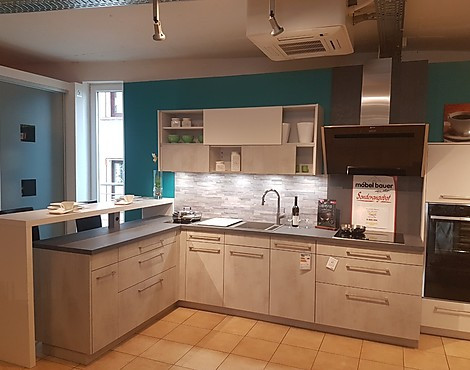Tolle Küche in Beton-Optik - Modell:XL2510
