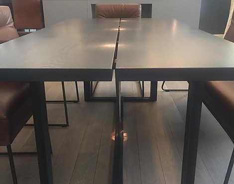 Tisch Massivholz in Eiche basalt / Rabatt 38% zu UVP - Kff - Tisch ARTUS 2000x1000mm Eiche basalt