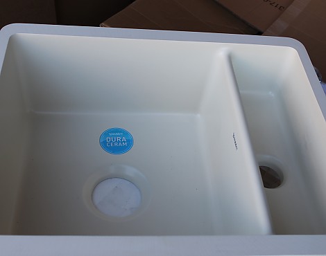 Unterbau-Spüle Vero 60 Crema - Unterbau-Spüle Vero 60 Crema