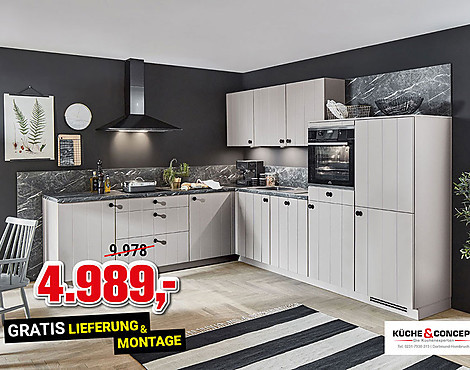 Küche im urbanen Landhaus-Look - Gent