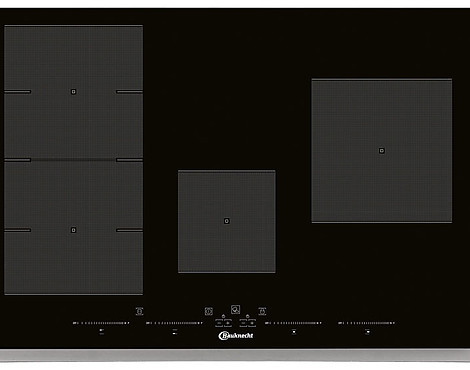 Ceranfeld - Bauknecht Cerankochfeld mit Induktion - CTAC 6740FS AL