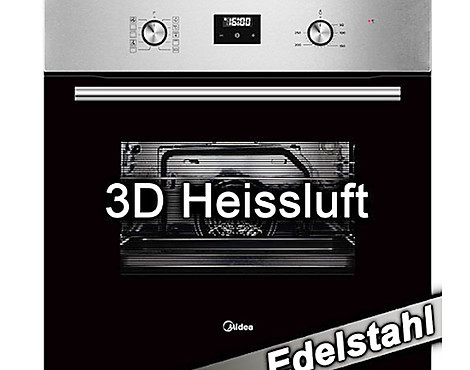 MIDEA 3D Heißluftherd - B 3.60 IX
