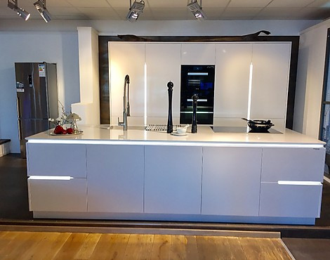 Manufaktur-Steinküche weiß - Silestone Blanco Zeus - Manufaktur-Steinküche weiß - Silestone Blanco Zeus