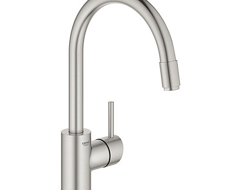 Concetto Einhand-Spültischbatterie Edelstahl - Concetto 32663DC3