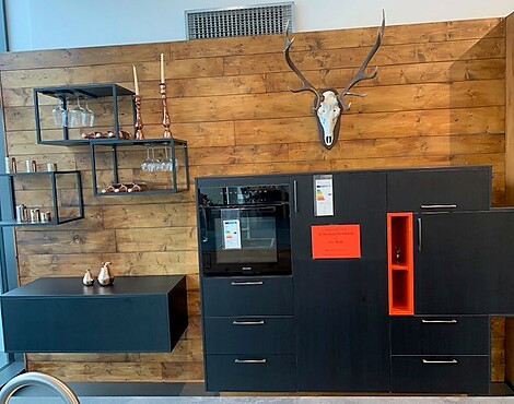 Sideboard - AV 1097 Eiche schwarz