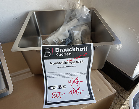 NEU Ausstellungsspüle Blanco A-STYLE 400-IF - Blanco A-STYLE 400-IF