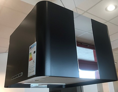 Blaupunkt Inselesse Edelstahl schwarz - 5DB 96451 Dunstabzugshaube