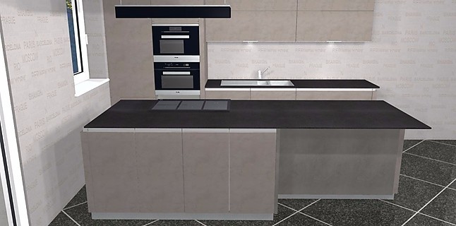 {Leicht küchen beton
93} Leicht-Musterküche Zeitlose Designküche in ECHT BETON für ... | {Leicht küchen beton
93}