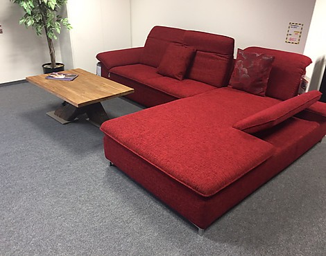 Polstergarnitur TL 1152 Stoff Rubinrot, 305 x 220cm - DIETSCH TL 1152