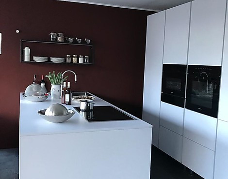 Artline grifflos - Alno Pearl ultraweiss samtmatt