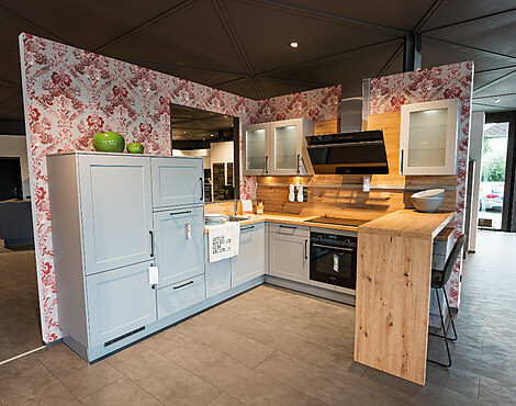 Moderne Landhausküche in Perlgrau - Lotus, Perlgrau 221