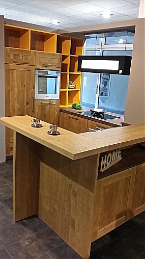 Schmidt küchen musterküche echt holz küche eiche aragon mit ...