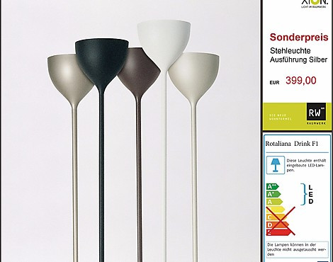 Rotaliana - Stehleuchte - Drink F1 Led