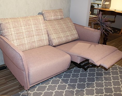 Sofa mit Relaxfunktion - Rosario gemütlicher 2-Sitzer Pink