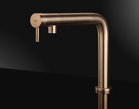 MGS - Design-Armatur in PVD Rose Gold Steel - NEMOO R (0149NE338B)
