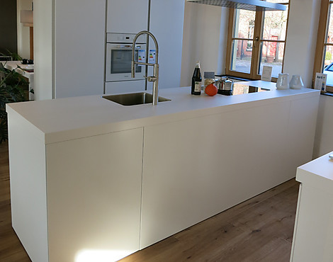 mit Sideboard & Regal - b1 Pigmentlack, matt , Q8 alpinweiß 3
