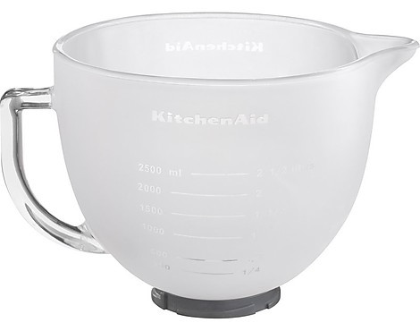 KitchenAid 4.8 L Glasschüssel Frosted - 5K5GBF
