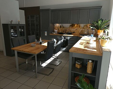 Koje 2 - Elegantes Landhaus-Ambiente in Anthrazit - VIA L285S Satinlack Anthrazit