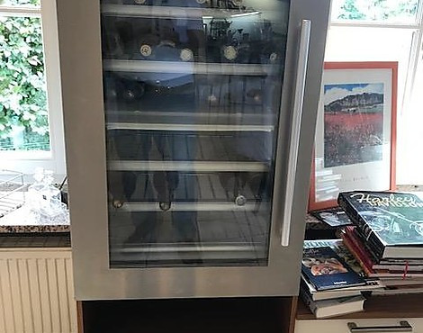 Weinlagerschrank mit Highboardschrank - AEG Weinlagerschrank 2 Zonen