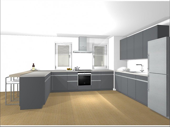 Siematic musterküche ***topangebot***moderne designküche mit ...