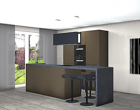 SieMatic SimiLaque in der Farbe umbra samtmatt - SimiLaque