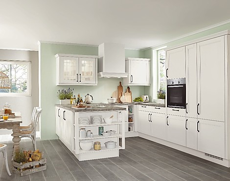 ECHT-HOLZ - Küche seiden grau, ECHTES SCHNÄPPCHEN 50% - York