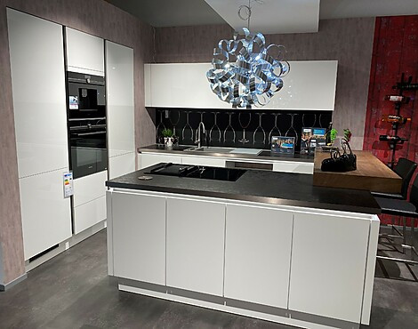 MODERNE INSELKÜCHE, - Gloriette 341 UV-Lack