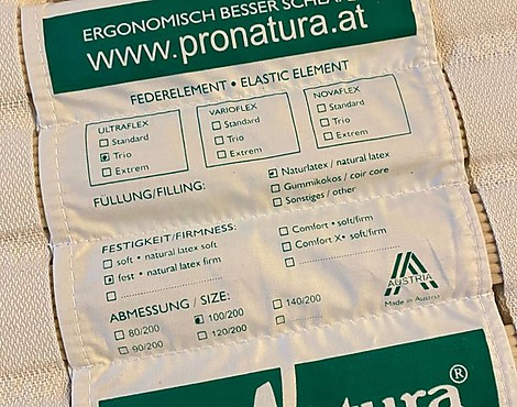 Pro Natura Lattenrost Ultraflex Trio - Pro Natura Lattenrost Ultraflex Trio fest
