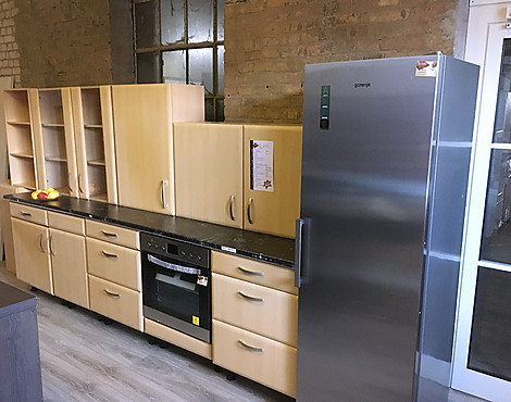 Schöne Küchenzeile von Nobilia /Front MDF /Buche Repro/ Gebraucht - Schöne Küchenzeile von Nobilia /Front MDF /Buche Repro/ Gebraucht