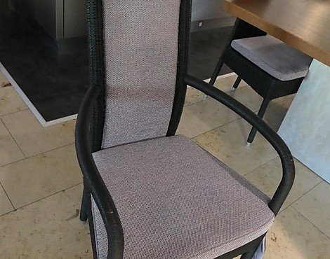 Stuhlgruppe mit 4 Stühlen und 2 Sessel - LUNA