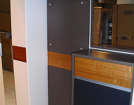 Garderobe in Lack basalt matt - Muchele Lack basalt matt