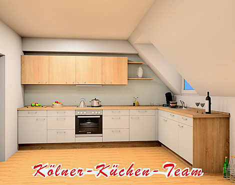 Kurze Lieferzeit - nur 4 Wochen! - WINKELKÜCHE. 370 x 250 cm.