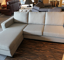 Einzel-Sofa / Couch hellgrau ca. 230x165 cm
