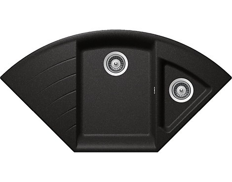 Schock Auflage-Einbauspüle Lotus C-150 A Stone inkl. Resteschale - LOTC150ASTO Lotus C-150 A Stone