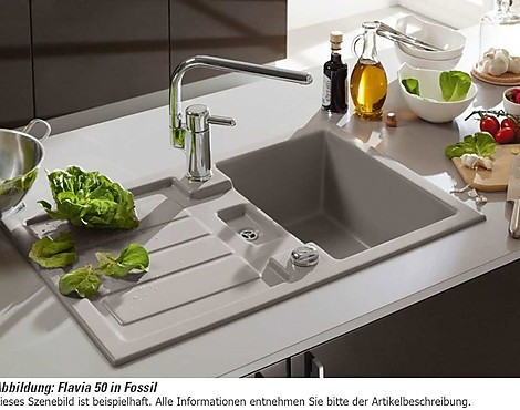 Einbauspüle - Flavia 50 Ivory