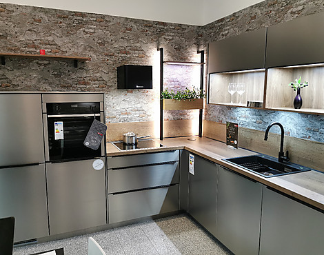 STAHL GEBÜRSTET NB - 808 INOX 216