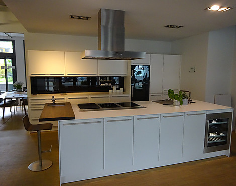 Musterküche SieMatic - SC 10 Kunststoff matt lotusweis