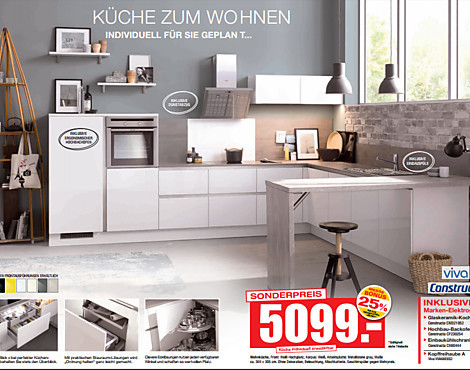 Küche zum Wohnen - L - Küche