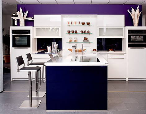 systemat Designglas hgl - AV 5090 weiß/ brombeer