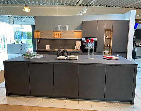 Tolle Küche in modernem Design - StoneArt in Grauschiefer