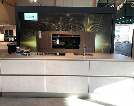 Design-Küche in Beton-Optik - Elba
